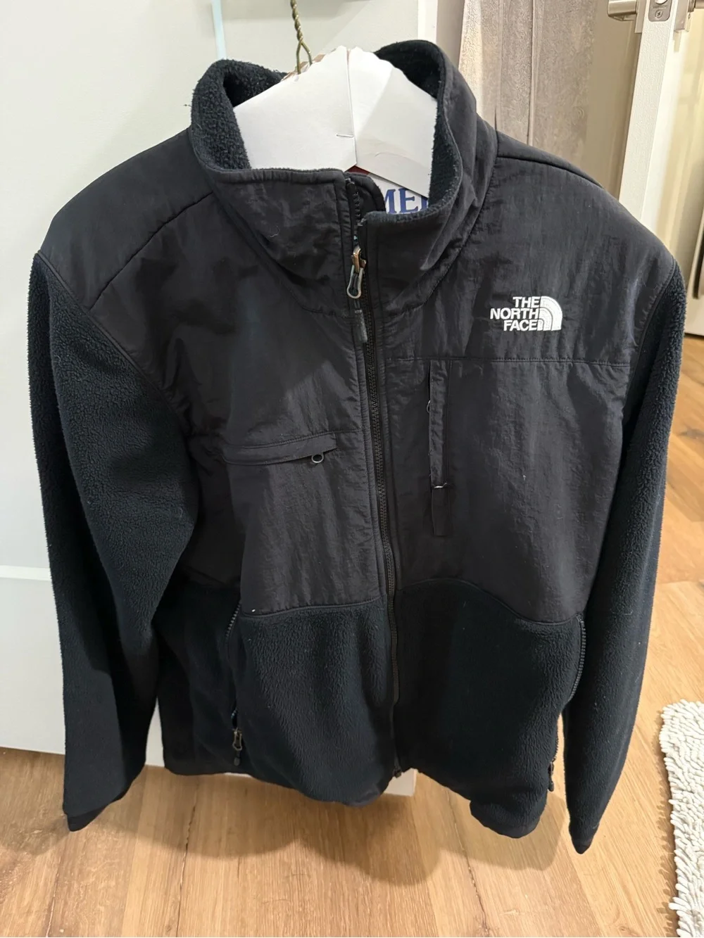 The North Face Black Fleece and Wind-Resistant Jacket